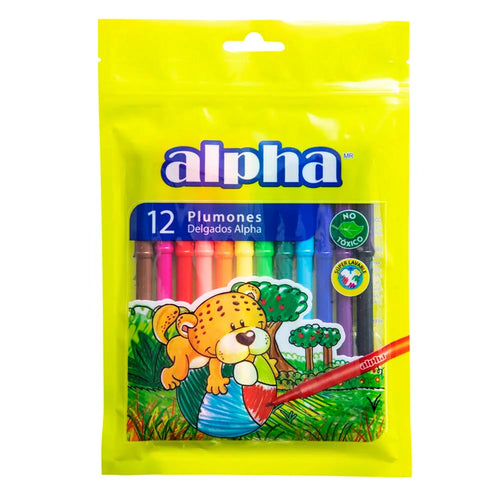 PLUMONES DELGADOS ALPHA
