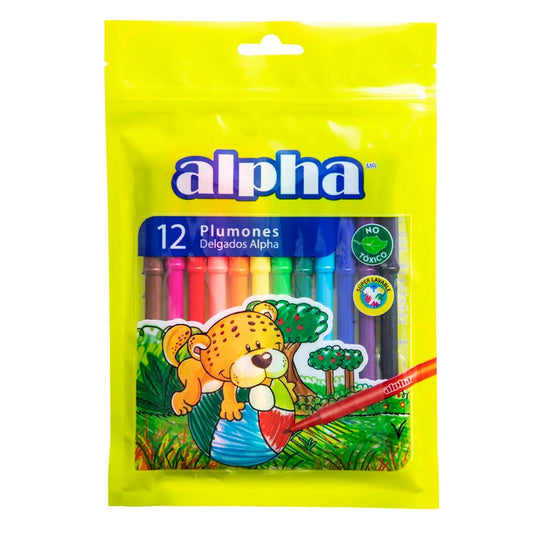 PLUMONES DELGADOS ALPHA